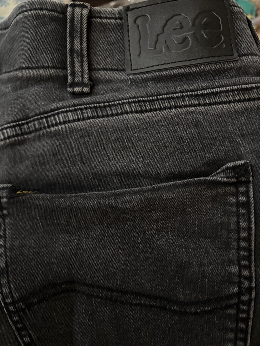 Lee MVP extreme motion Slim Straight Jeans in Black Denim